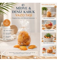 POŞETLİ RENKLİ MİX MİDYE - DENİZ KABUK VAZO TAŞI (5668)