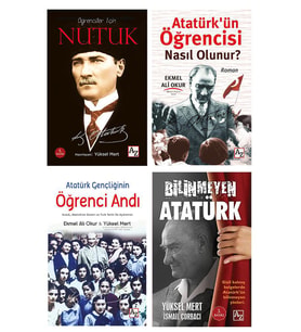 Öğrenciler İçin Atatürk Seti - 4 Kitap - Kollektif