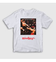 Presmono Unisex Çocuk Beyaz Bloodsport V3 Film Jean Claude Van Damme T-Shirt 259299tt