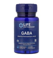 Gab.a Supports Stress Relief for a Calm, Relaxed Mind 100 mg 60 Veg. Capsules