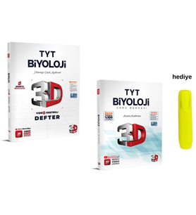 3D Yayınları Tyt Video Destekli Biyoloji Defter ve Soru Bankası Seti