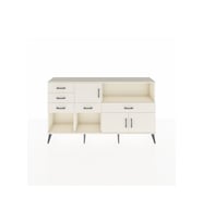 Arges Konsol 2 Raflı 5 Çekmeceli 3 Kapaklı 176x30x99 Aytaşı-Aytaşı