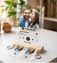 Spotify Plak ve 2 Adet Hediye Spotify Anahtarlık Seti