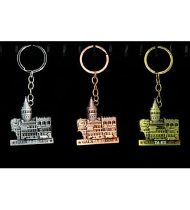 Metal Galata Kulesi Anahtarlık Model 4 (Standart)