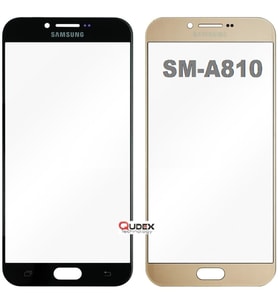 Samsung A8 2016 A810 Dokunmatik Okalı Ön Cam Lens Orjinal Kalite (Altın)