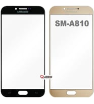 Samsung A8 2016 A810 Dokunmatik Okalı Ön Cam Lens Orjinal Kalite (Altın)