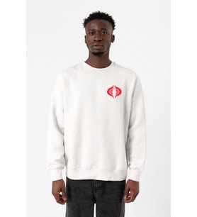 Cobra Kai Logo Beyaz Erkek 2ip Sweatshirt
