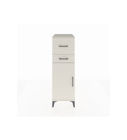 Kronos Dolap Tek Raflı 2 Çekmeceli Tek Kapaklı 44x59x134 Aytaşı-Aytaşı