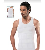 ERDEM 650 ERKEK SEAMLESS KORSE ATLET 2 ADET (Beyaz)