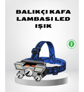 Şarj Edilebilir LED Kafa Feneri – 4 Işık Modu, IPX5 Su Geçirmez, Hareket Sensörlü