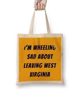 West Virginia Quote Bez Çanta Uzun Saplı