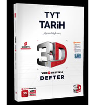 3D Yayınları TYT Tarih Video Destekli Defter