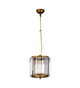 Avize Çarşısı Luce Eskitme Renkli, Taşlı, Tekli Sarkıt Avize, BS.7428-52-20