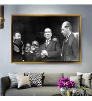 Altın Çerçeveli dekoratif tablo a788 (Gold)