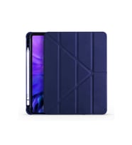 Apple iPad Air 10.9 2022 (5.Nesil) Kalemlikli Katlanabilen Kılıf (Lacivert)
