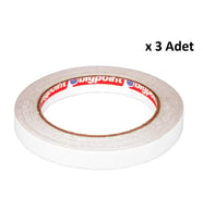 Bigpoint Çift Taraflı Bant 15 mm x 25 m x 3 Adet