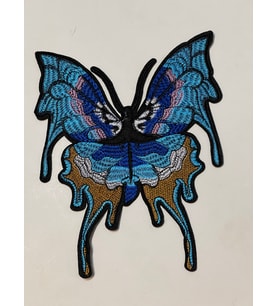 31X18 CM ÜTÜ İLE YAPIŞAN NAKIŞ İŞLEMELİ BÜYÜK KELEBEK