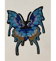 31X18 CM ÜTÜ İLE YAPIŞAN NAKIŞ İŞLEMELİ BÜYÜK KELEBEK