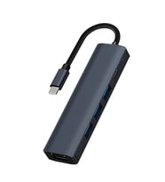 ALLY BYL-2302 5 IN 1 Type-c To USB + Type-c + Ethernet Dönüştürücü Çoğaltıc - SSSSSS3609-6