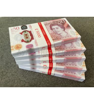 YENİ 500 ADET 50 STERLİN POUND GEÇERSİZ EĞLENCE OYUN ŞAKA  DÜĞÜN PARASI