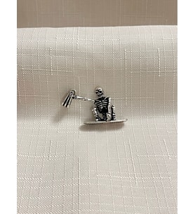 İSKELET SÜRÜCÜ 925 AYAR GÜMÜŞ ERKEK KOLYE