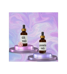Gül Yağı 20 ml ve Lavanta Yağı 20 ml