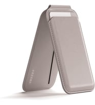 IPhone 12/13/14/15/16 Serileri için Manyetik Kartlık, Güçlü Mıknatıs, RFID Koruma, Premium Deri, 3 Kart Kapasiteli, Şık & Hafif Tasarım (Gri, Modern)