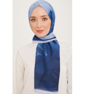 Armine Trend Şal 10000 - 13 Lacivert