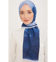 Armine Trend Şal 10000 - 13 Lacivert