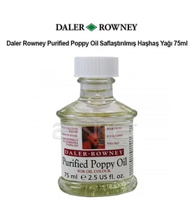 Daler Rowney Purified Poppy Oil Saflaştırılmış Haşhaş Yağı 75ml