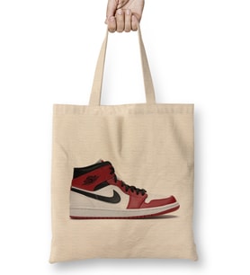 Jordan 1 Mid Chicago Bez Çanta Uzun Saplı