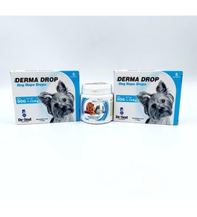 1-10kg Köpek EnseDamla 2 kutu + Supervet Vitamin tablet