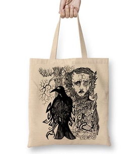 Edgar Allan Poe Bez Çanta Uzun Saplı