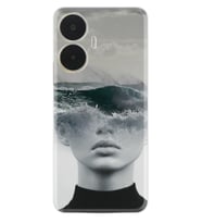 C55 Uyumlu Kılıf Resimli Desenli Baskılı Silikon Mistic Woman 1361