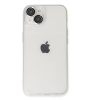 Durukar® iPhone 14 Kılıf Luko Lens Silikon - Gümüş