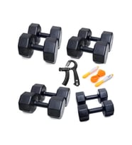 Ps Spor 4 Set Dambıl + Sayaçlı Ayarlanabilir El Yayı + Sayaçlı Atlama Ipi = 3 kg + 6 kg 8 kg 10 kg