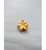 Tekli, Sarı Renk 5 cm Lotus Çiçeği Mandal Toka