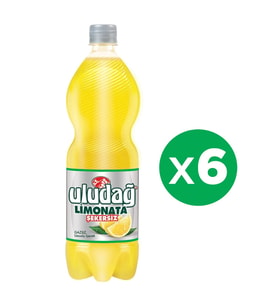 Uludağ Limonata Şekersiz 1 Lt X 6 Adet