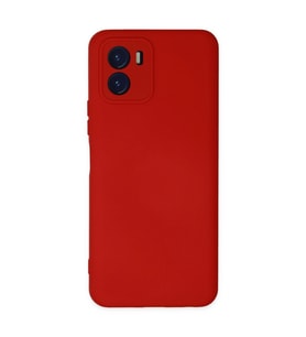 Vivo Y15s Kılıf Nano İçi Kadife Silikon - Kırmızı