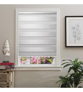 Hazır Hasır Bambu Zebra Stor Perde Gri 100x200cm
