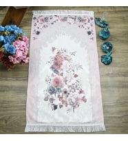 Lüks Hürrem Astarlı Seccade Pembe 70 x 117 cm - 600gr