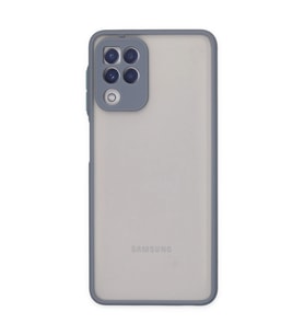 Samsung Galaxy A22 Kılıf Montreal Silikon Kapak - Gri