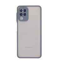 Samsung Galaxy A22 Kılıf Montreal Silikon Kapak - Gri