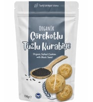 Natural Organik Çörekotlu Tuzlu Kurabiye 150gr