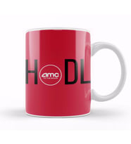 HOLD AMC Stock TO THE MON Kupa Bardak Porselen