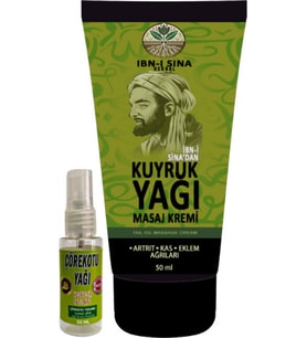 3 Adet Ibn-I Sina Kuyruk Yağı Kremi 50 ml + 1 Adet 30 ml Çörek Otu Yağı