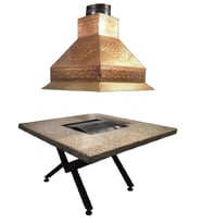 Anka Masa Tipi Bakır Pro Ocakbaşı130x130 cm