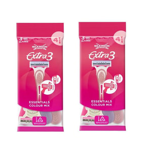 Wilkinson Sword Ekstra 3 Beauty  Kadın Kullan At  Tıraş Bıçağı 2 Paket- 6 Adet