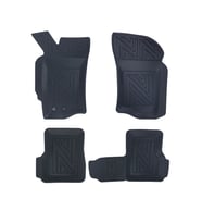 Fiat Palio 2005+ ile Uyumlu Carbon Desenli Ultra Premium Havuzlu Oto Paspas (Çok Renkli)