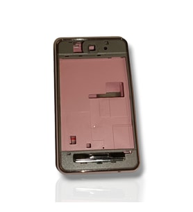 Samsung F480 Kasa Samsung Galaxy F480 Uyumlu Pembe Renk Orta Kasa Ön Arka Kapak Tuş Takımı
